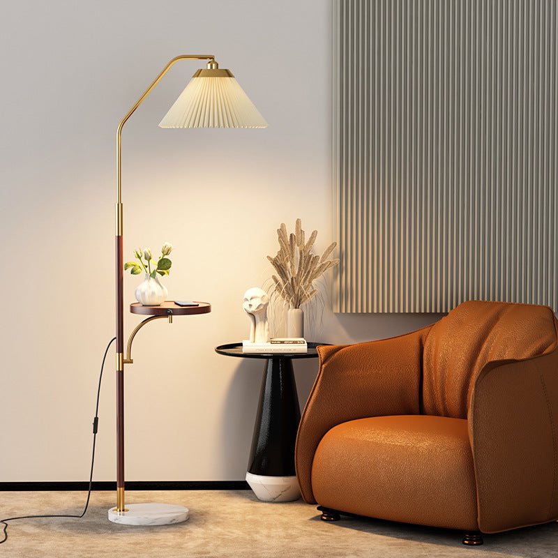 Muji Floor Lamp in Dark Walnut