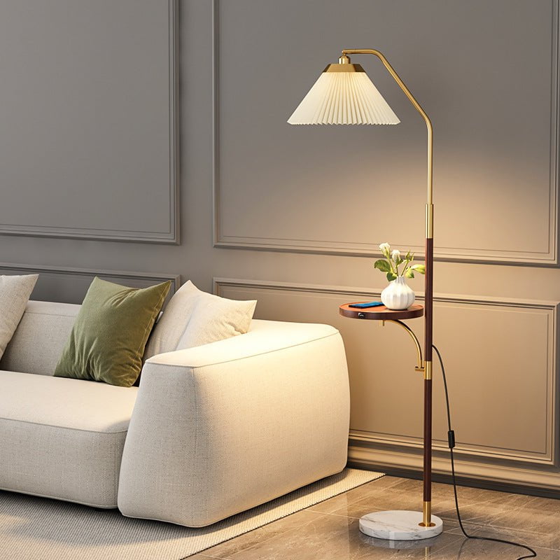 Muji Floor Lamp in Dark Walnut
