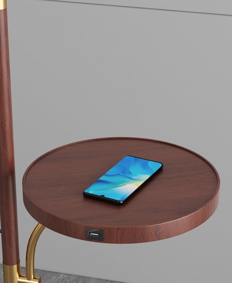 Muji Floor Lamp in Dark Walnut