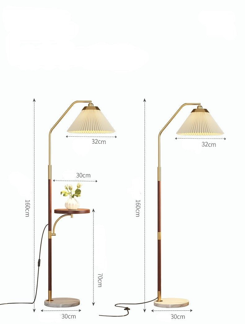 Muji Floor Lamp in Dark Walnut