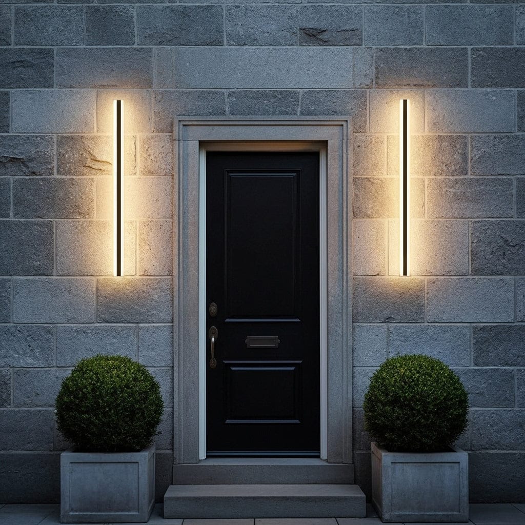 Stripe Lined Wall Light