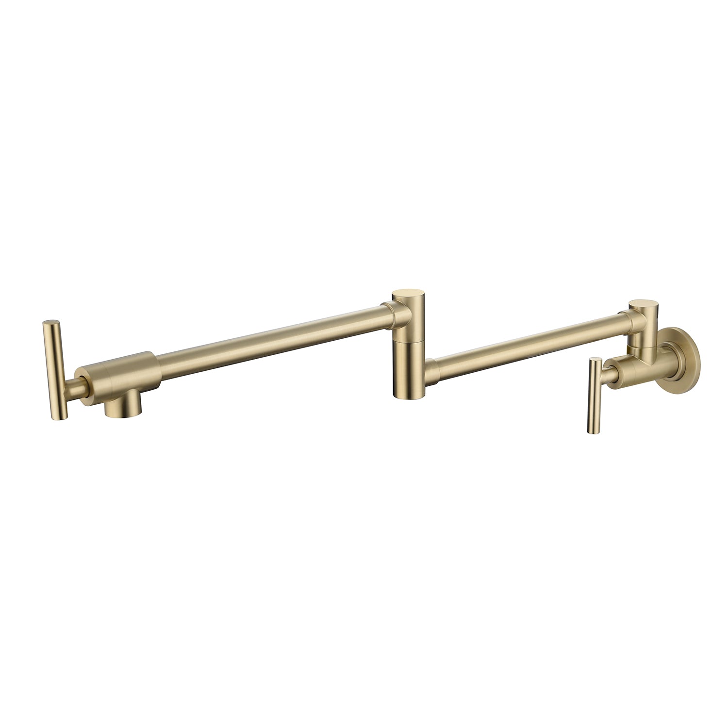 Euro Pot Filler Faucet in Black & Silver