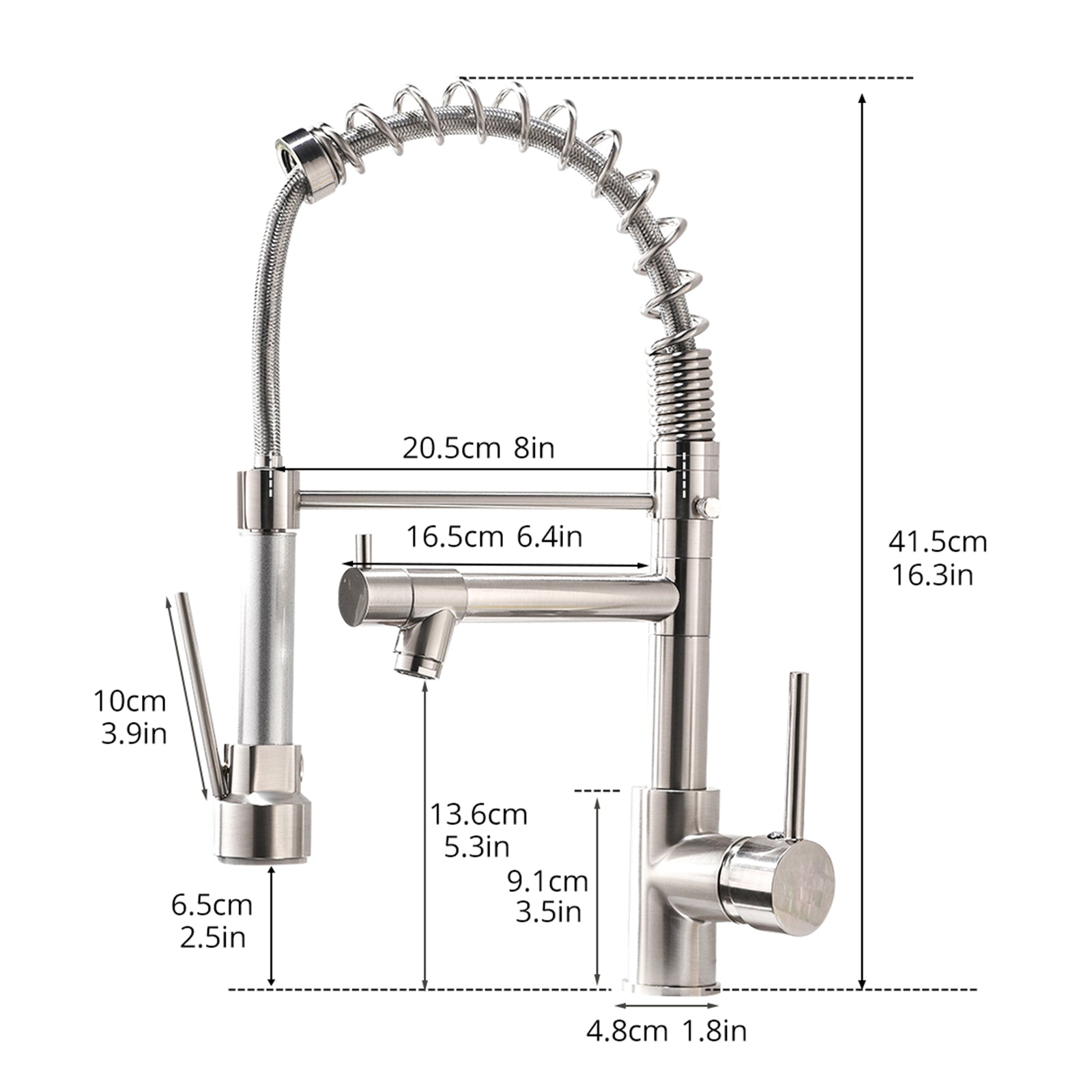 Lucero Faucet in Black & Gold