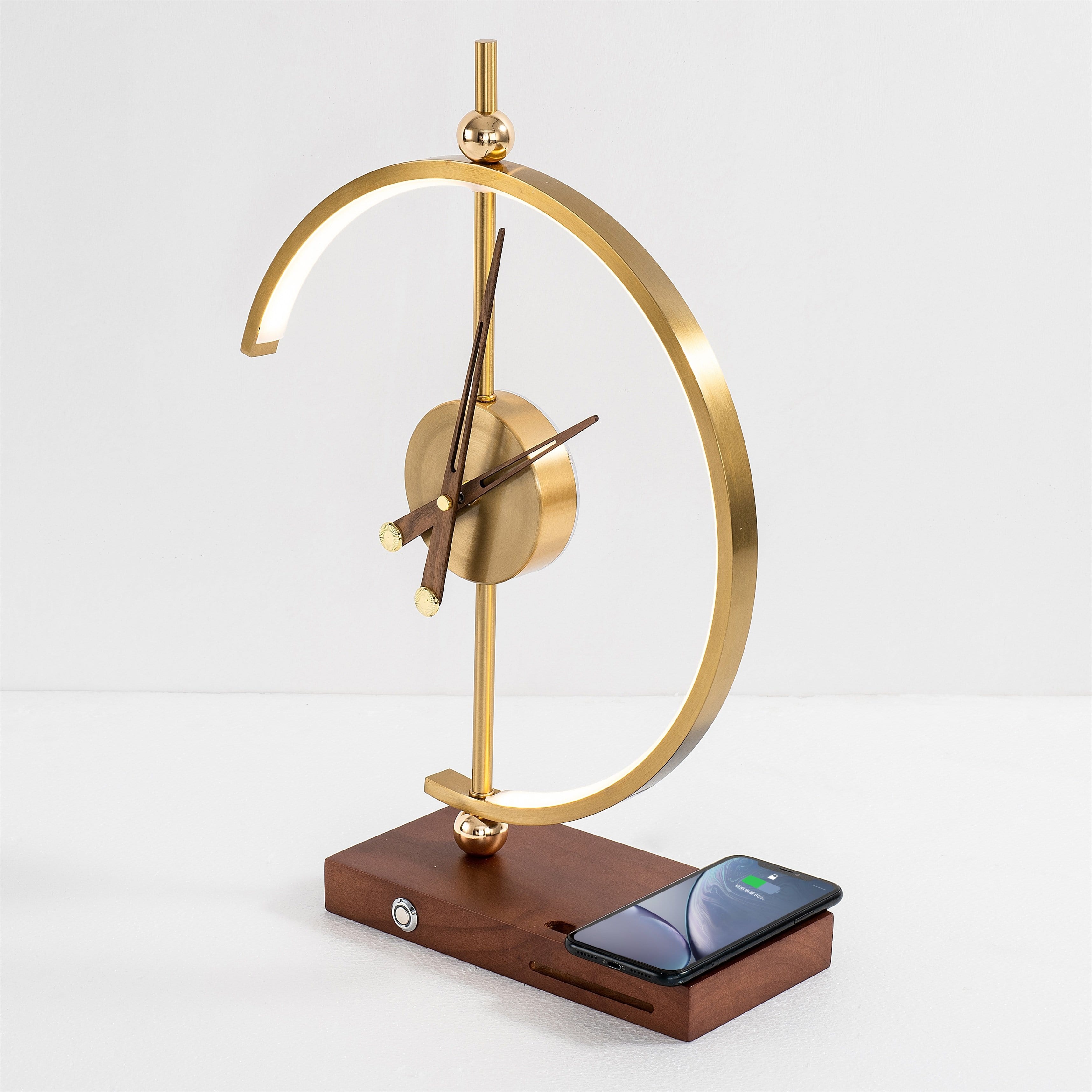 Khonsu Clock Lamp (Wireless Charging) – Table Lamp