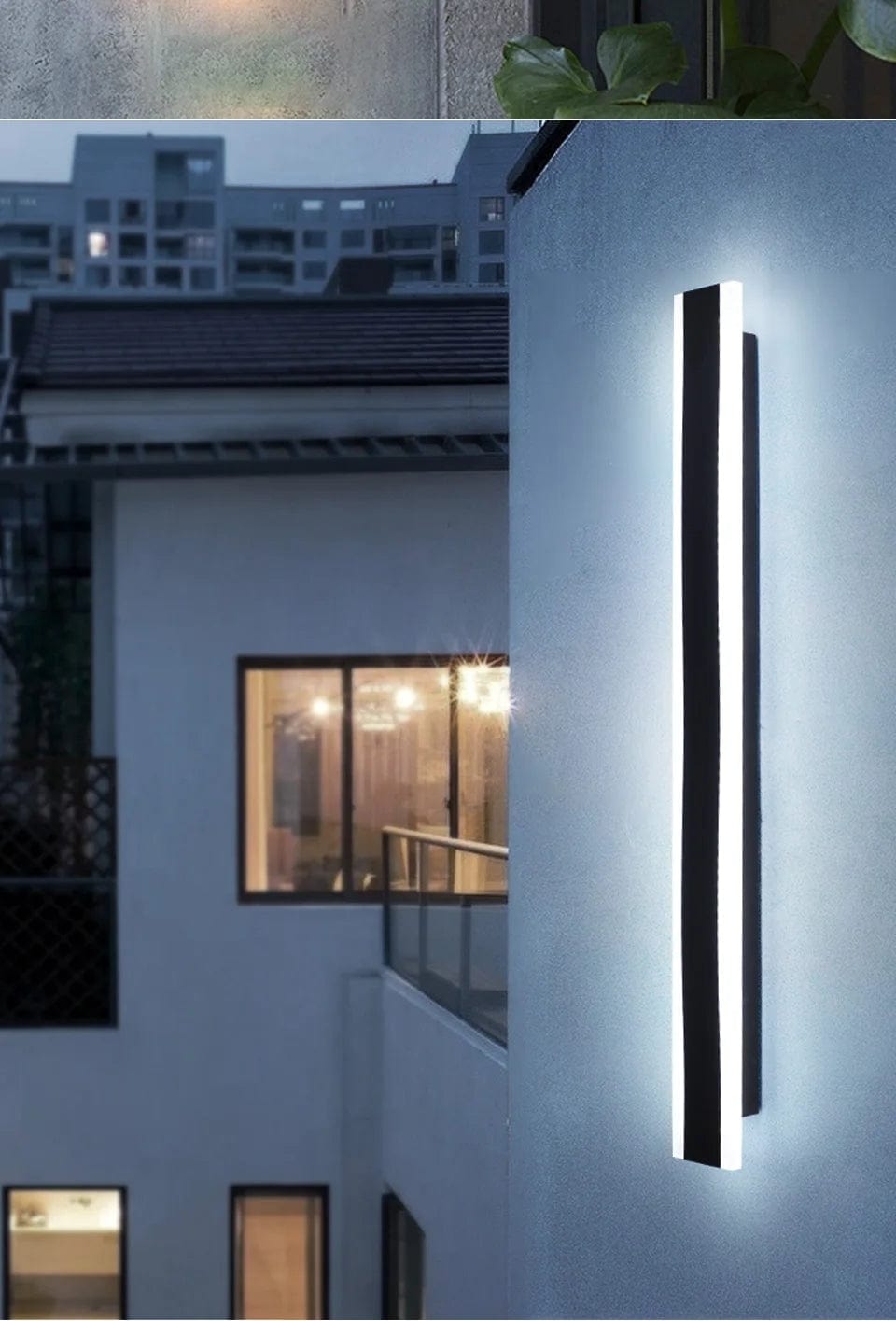 Stripe Lined Wall Light