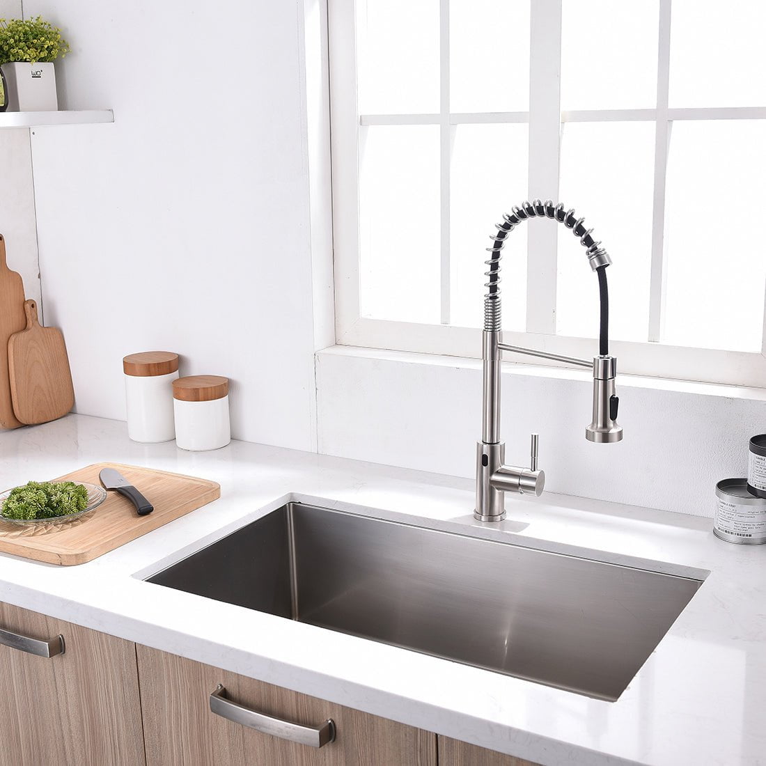 Kraus Touchless Sensor Faucet in Gold & Silver