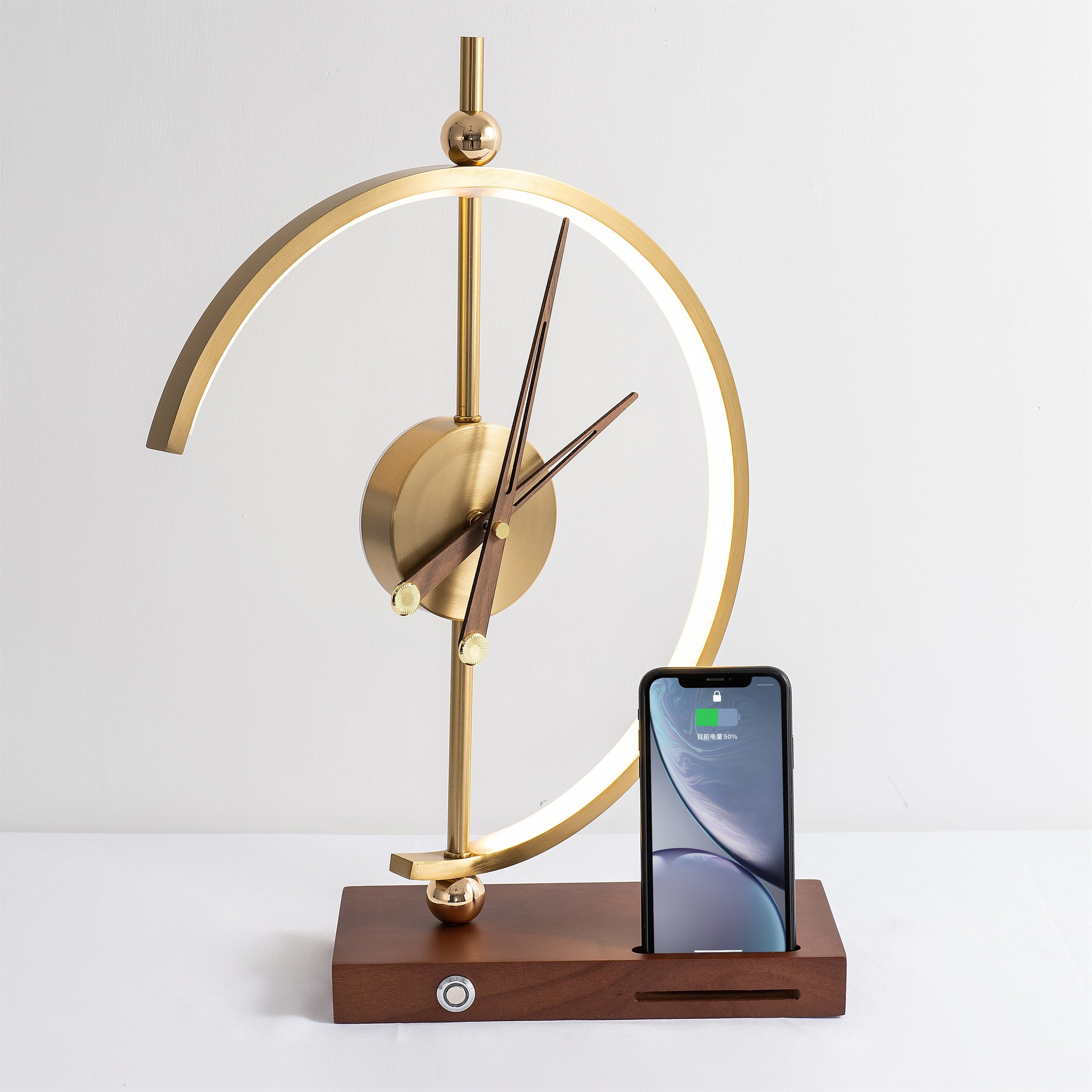 Khonsu Clock Lamp (Wireless Charging) – Table Lamp