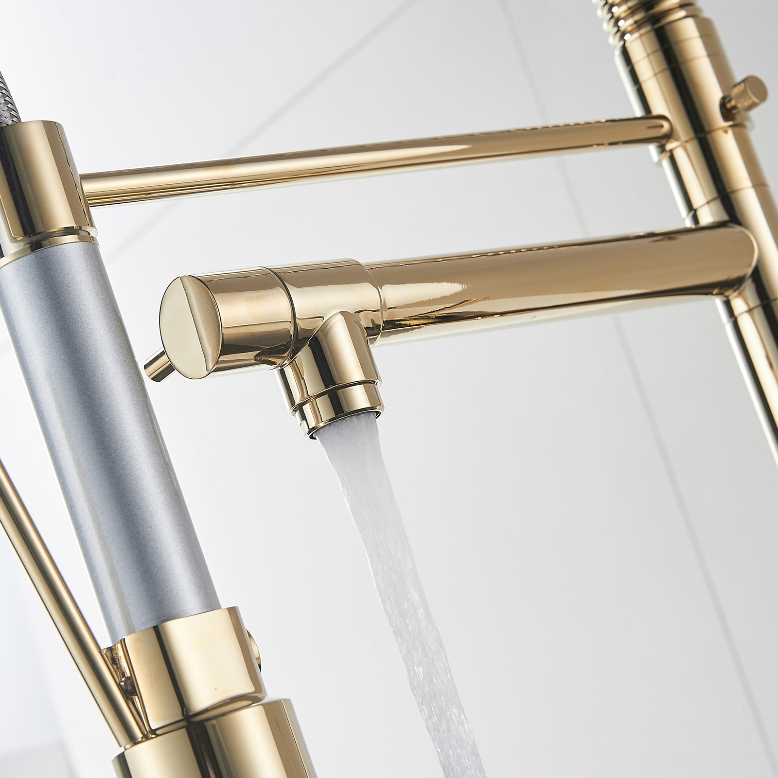 Lucero Faucet in Black & Gold