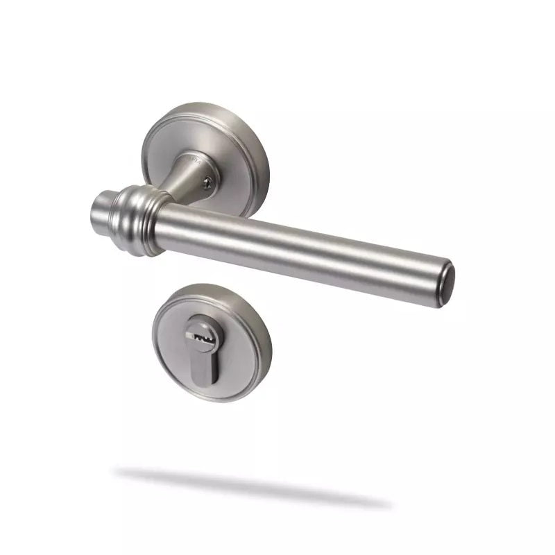 Milani Door Lock in Chrome Plated & Pvd Gold