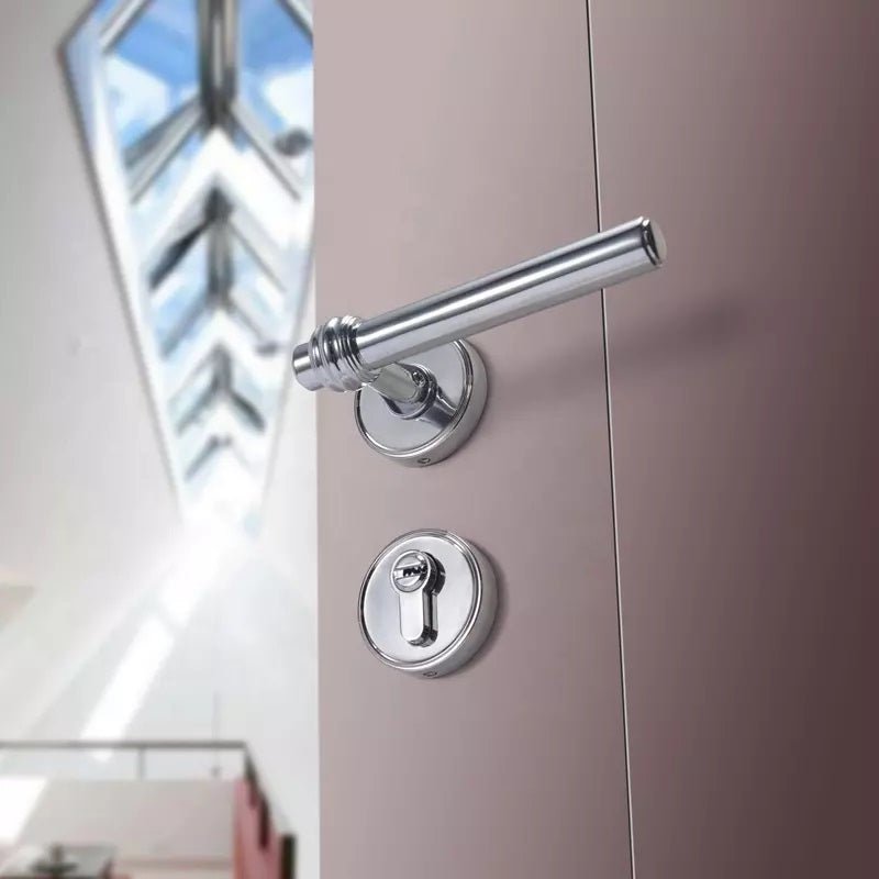 Milani Door Lock in Chrome Plated & Pvd Gold