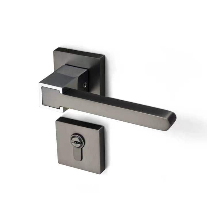 Prestige Keyed Door Lock in Black Antique Brass
