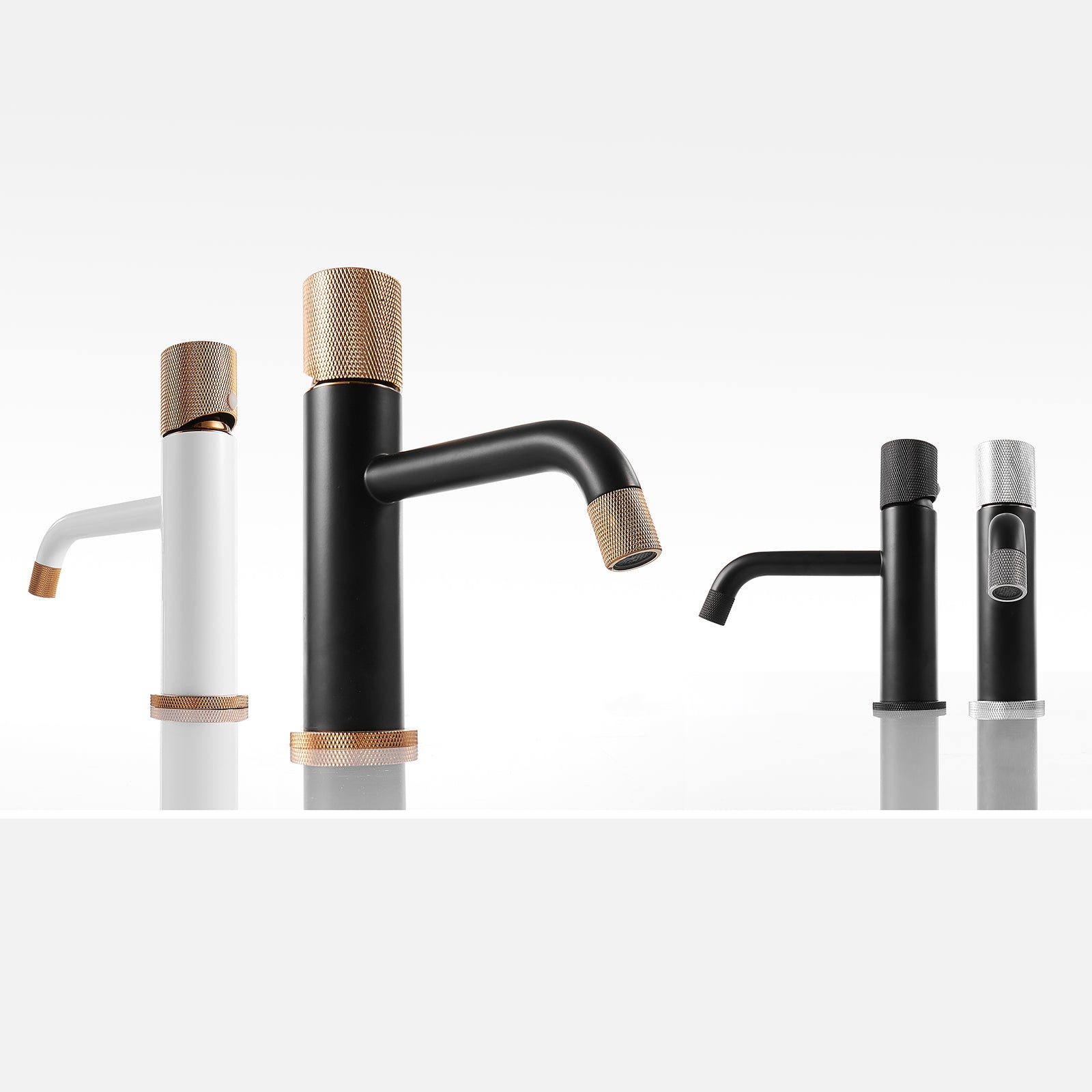 Sharma Faucet in Black & Black Silver