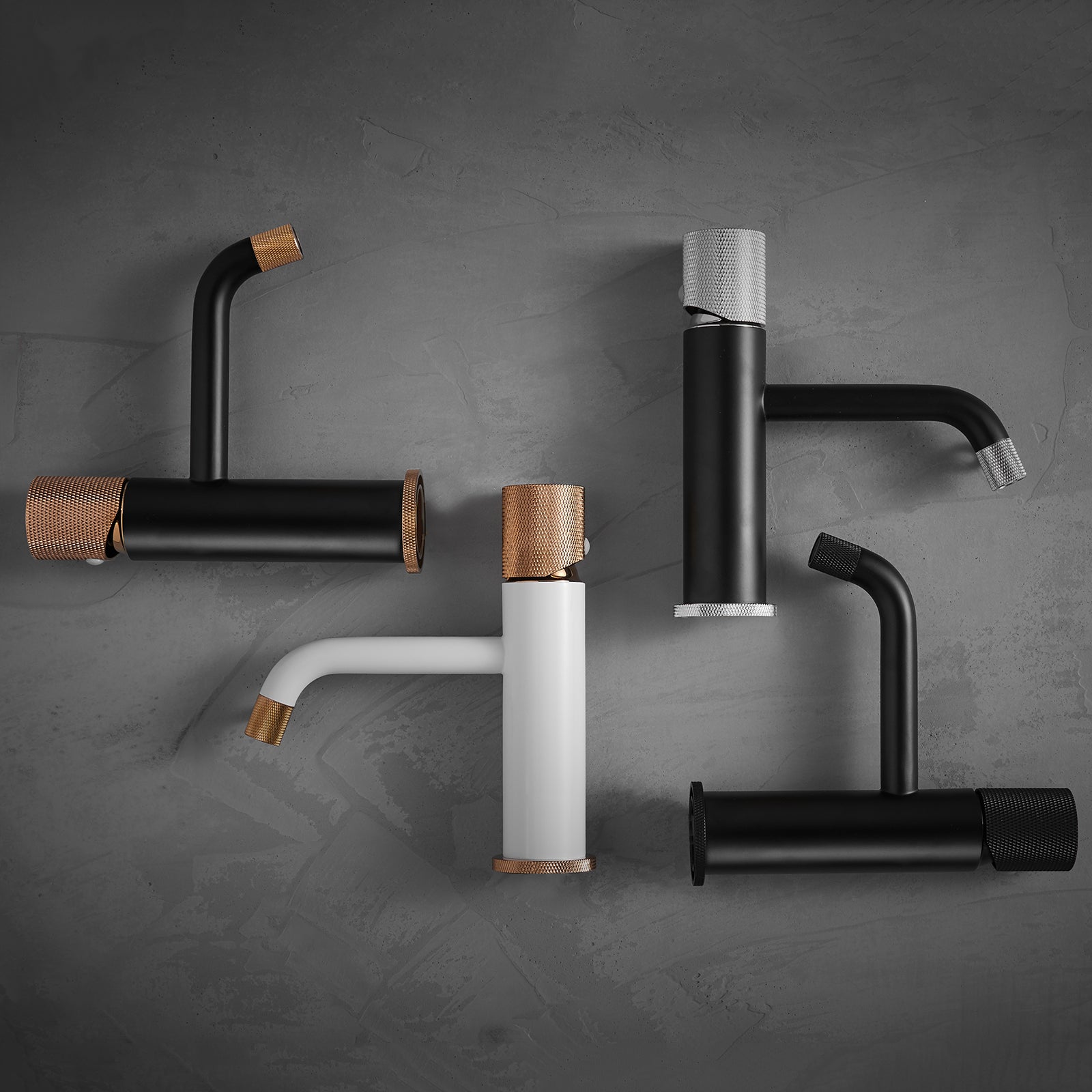 Sharma Faucet in Black & Black Silver