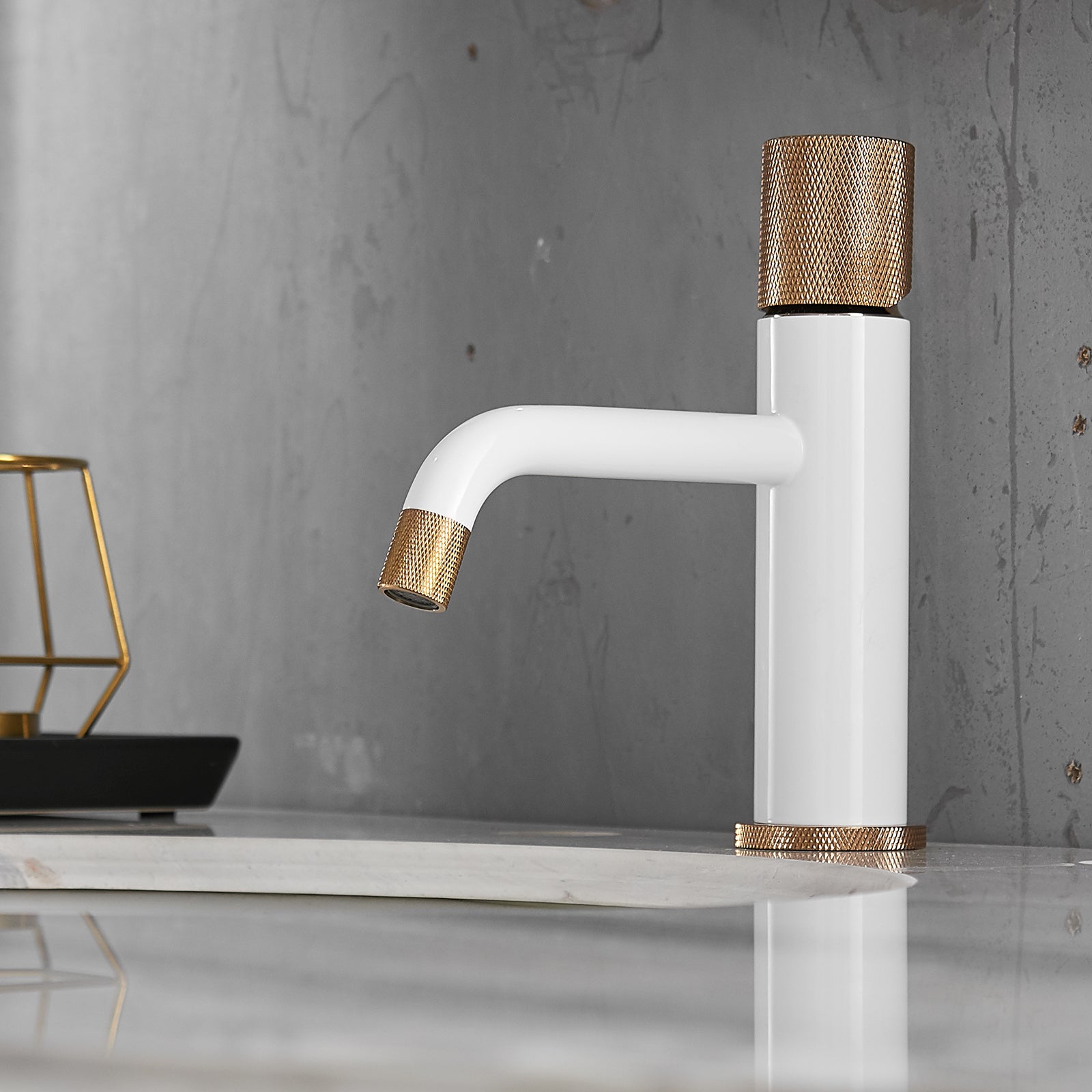 Sharma Faucet in Black & Black Silver