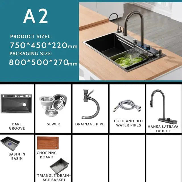 Pristine Sink in A & B
