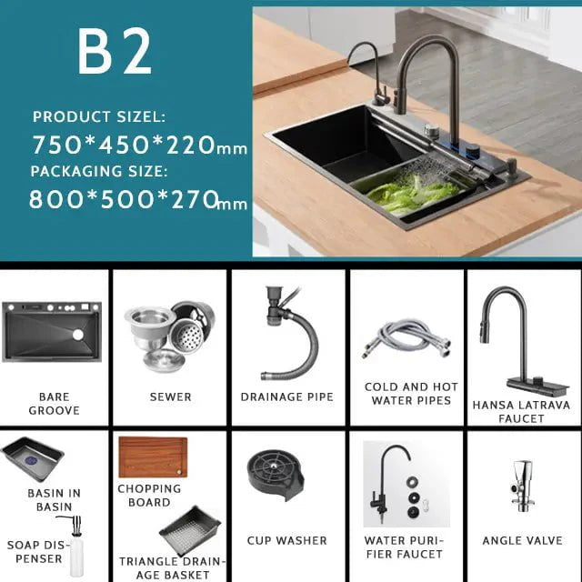 Pristine Sink in A & B