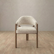 Alder Dining Chair in Shaggy & Luxe
