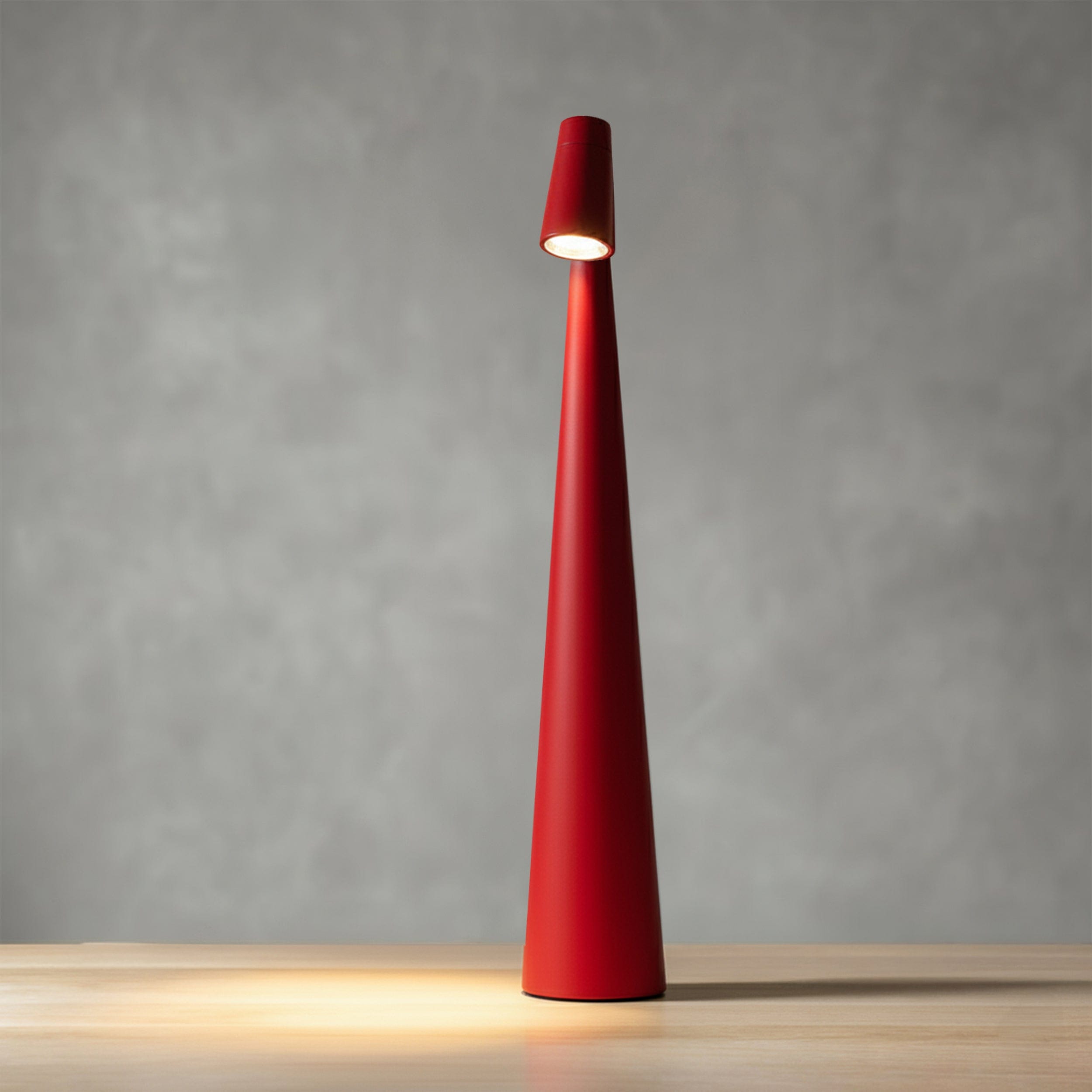 Bitsy Slim Table Lamp in Gray & White