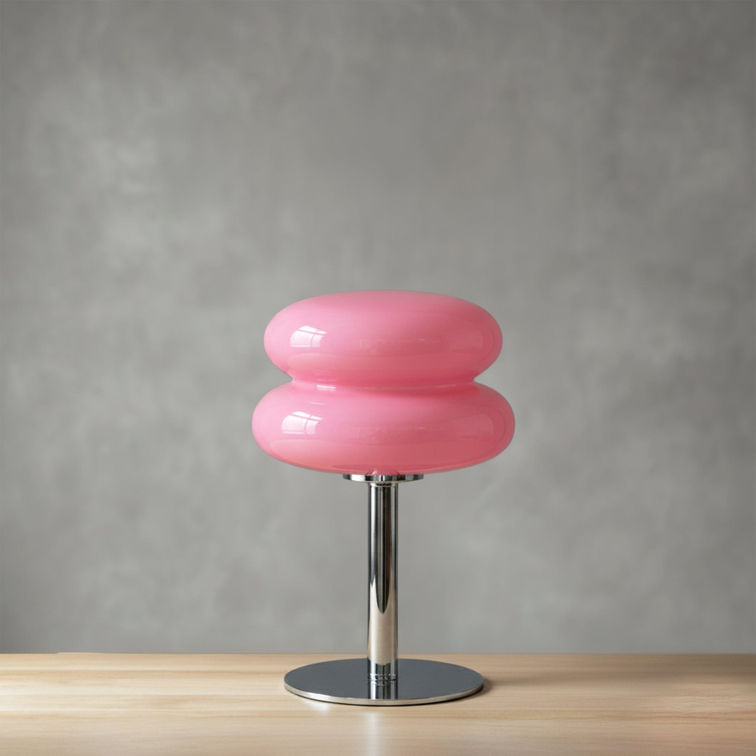 Bubble Tart Table Lamp in Pink & White