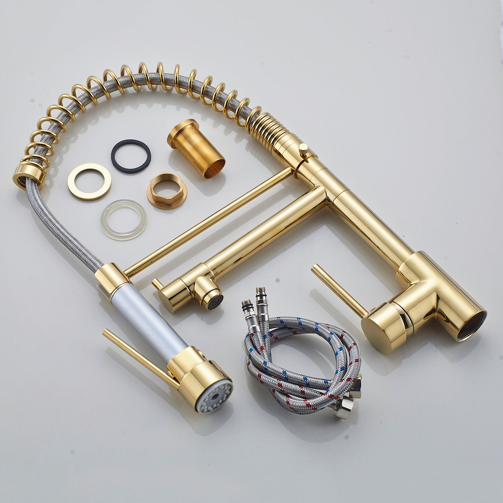 Lucero Faucet in Black & Gold