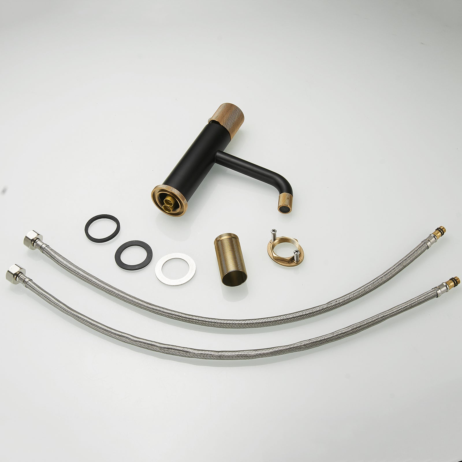 Sharma Faucet in Black & Black Silver