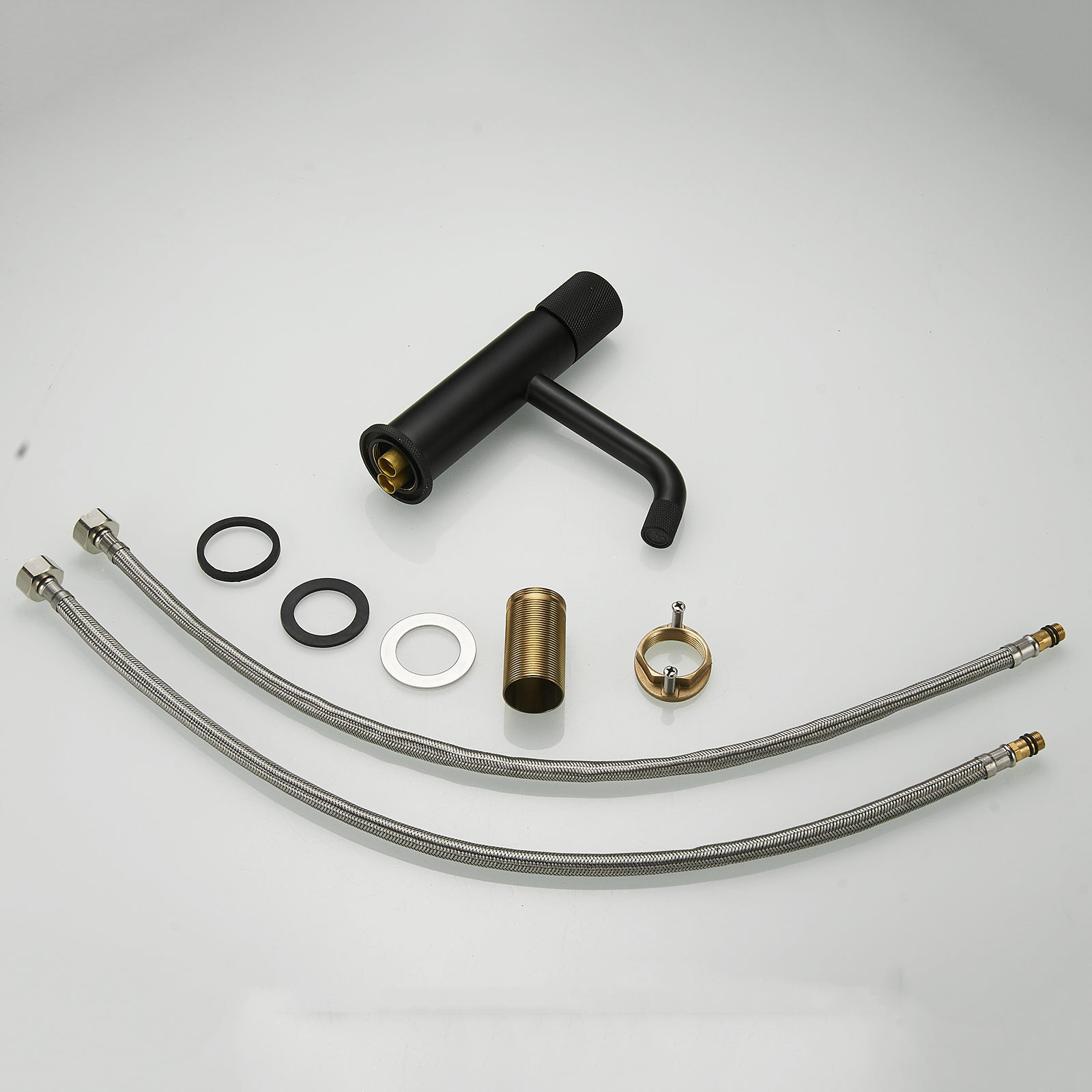 Sharma Faucet in Black & Black Silver