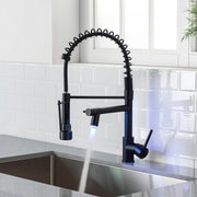Gustav Led Faucet in Black & Silver
