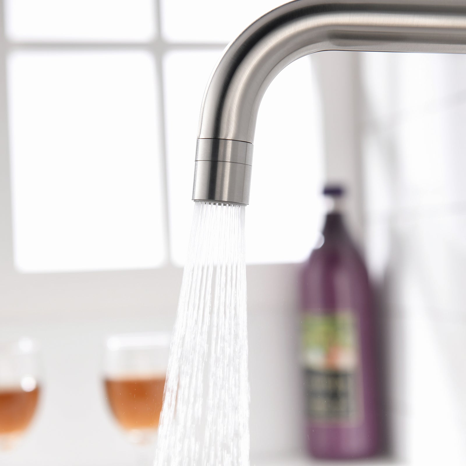 Archdamien Faucet in Black & Nickel