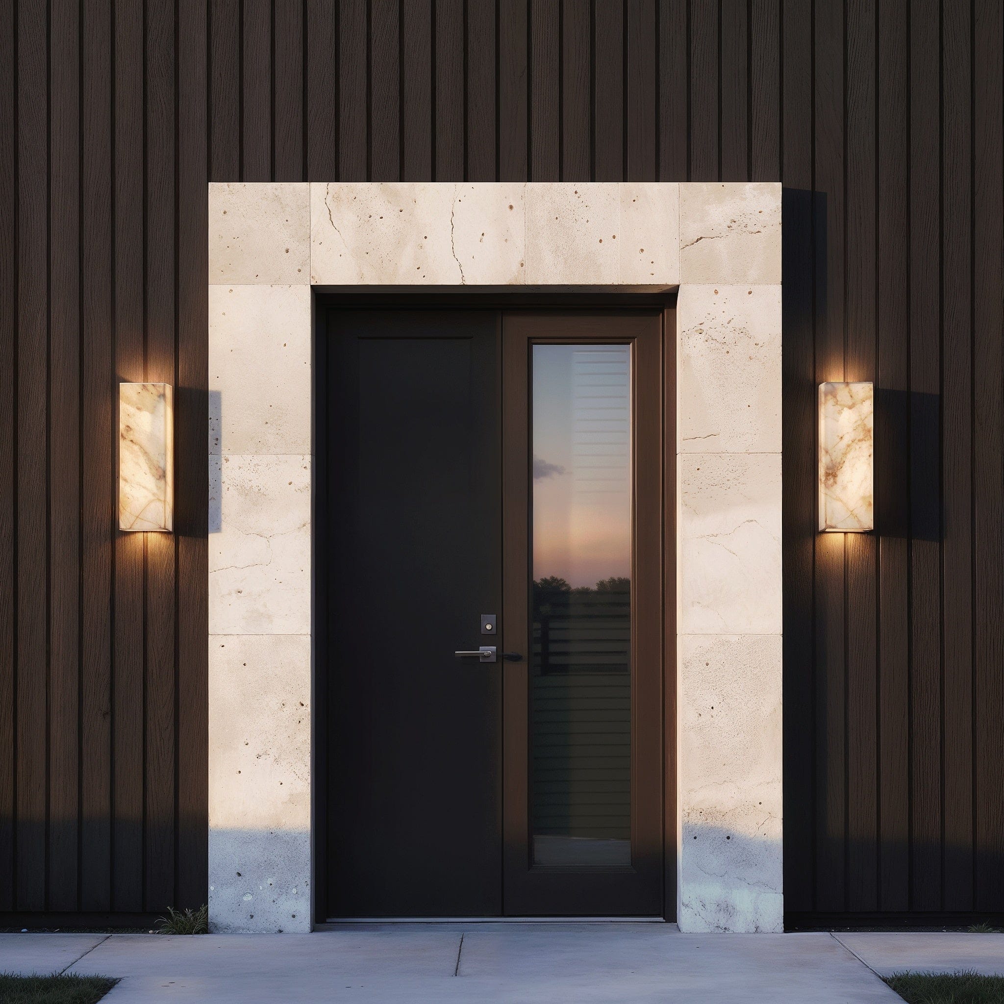 Marble Outdoor Wall Light