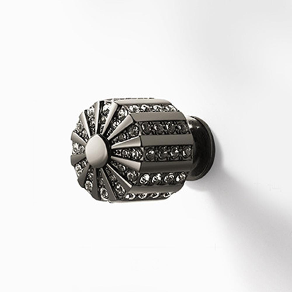 Levant Knob Cabinet Pull in Black & Gold