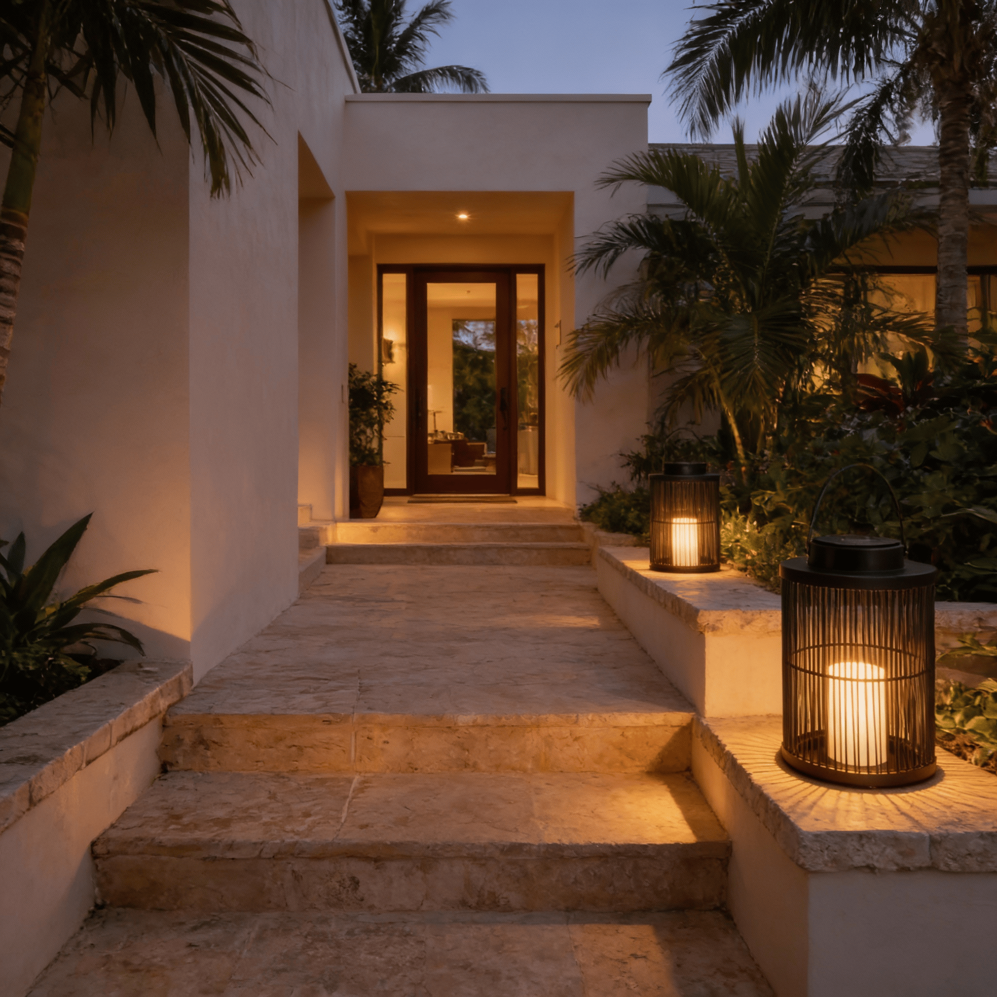 Lantern Sora Weave Light in Black & Dark Brown