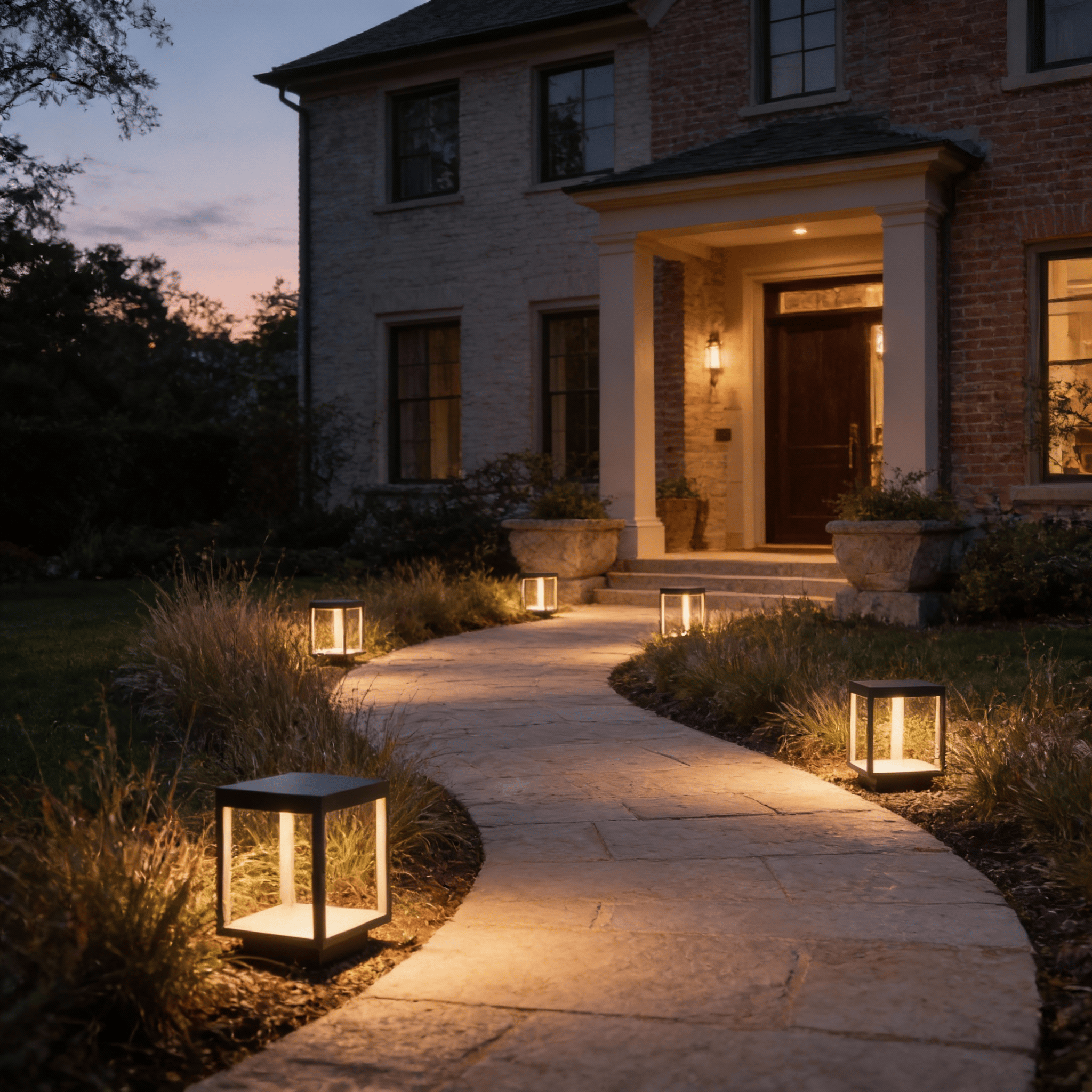 Square Post Light
