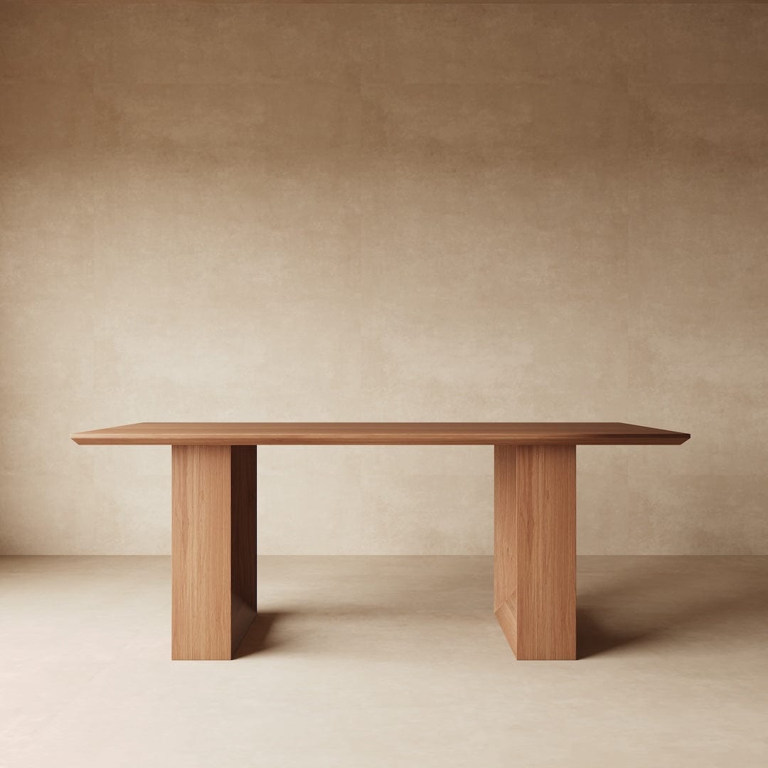 Euclid Modern Contemporary Dining Table in Dark & Light