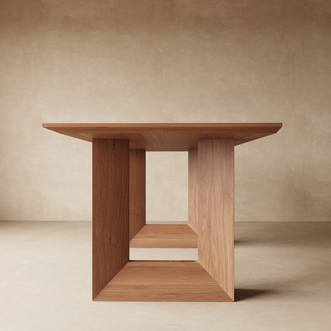 Euclid Modern Contemporary Dining Table in Dark & Light