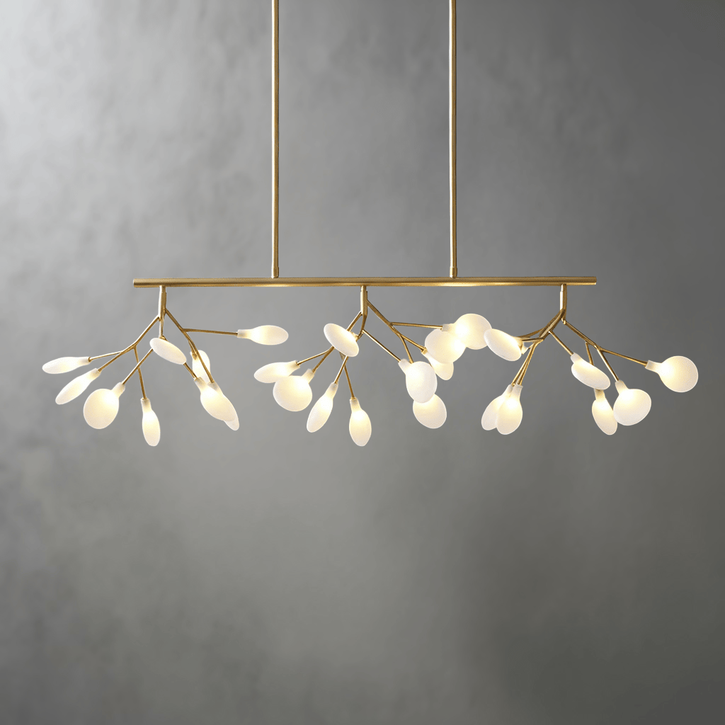 Floe Chandelier in Gold & Black