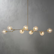 Gaffer Chandelier in Black & Gold