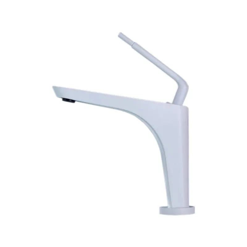 Gibson Slim Faucet in White & Chrome
