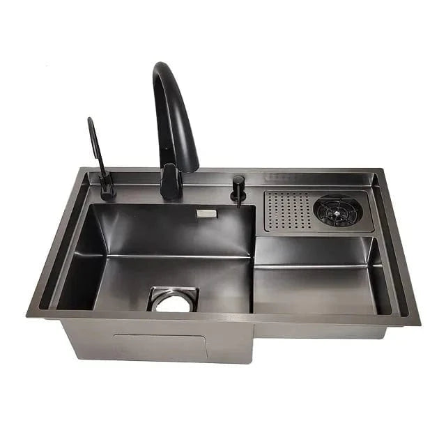 Pure Stream Sink in Silver & Black