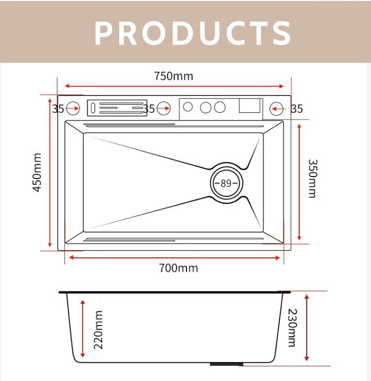 Infinity Glide Sink in A & B