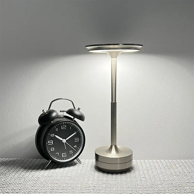 Karina Table Lamp in Silver & Gold