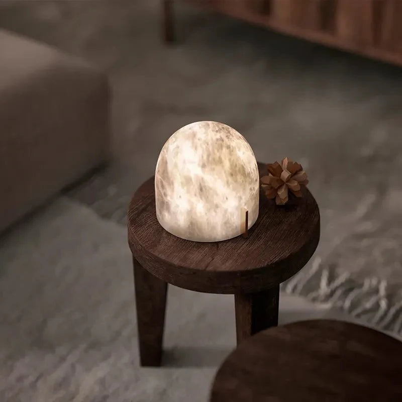 Stone Dome Table Lamp