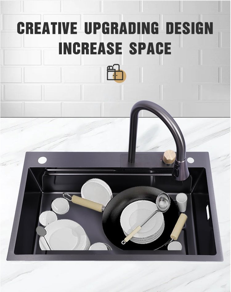 Harmony Black Sink in A & B