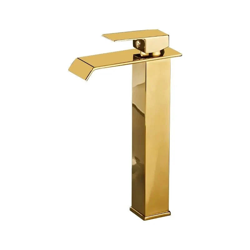 Flow Wave Faucet in Chrome & Black