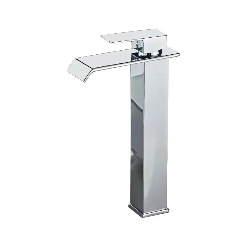 Flow Wave Faucet in Chrome & Black