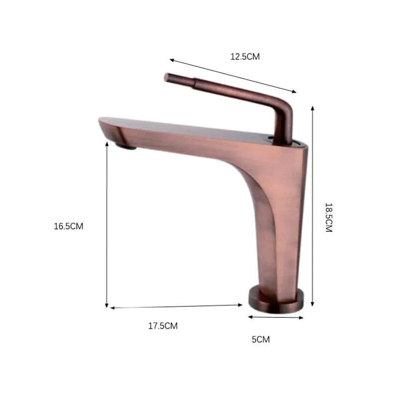Gibson Slim Faucet in White & Chrome