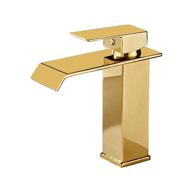Flow Wave Faucet in Chrome & Black