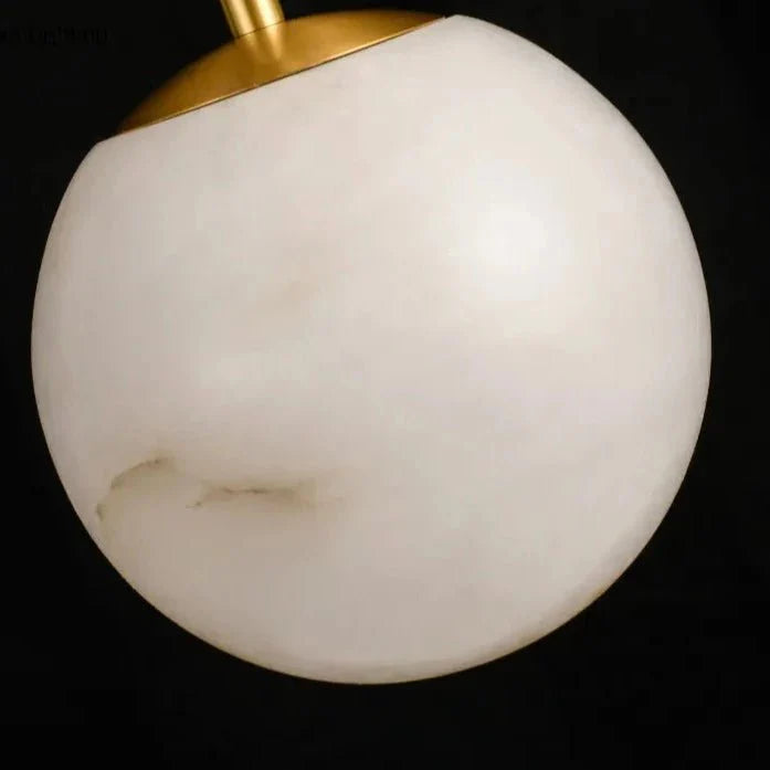 Hera Round Pendant Light in Copper & Black