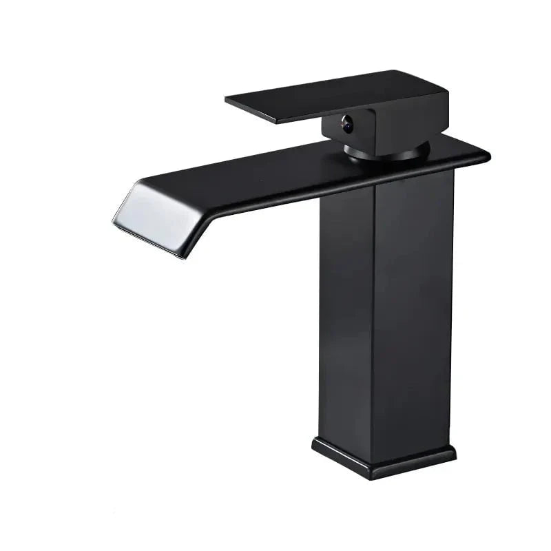 Flow Wave Faucet in Chrome & Black