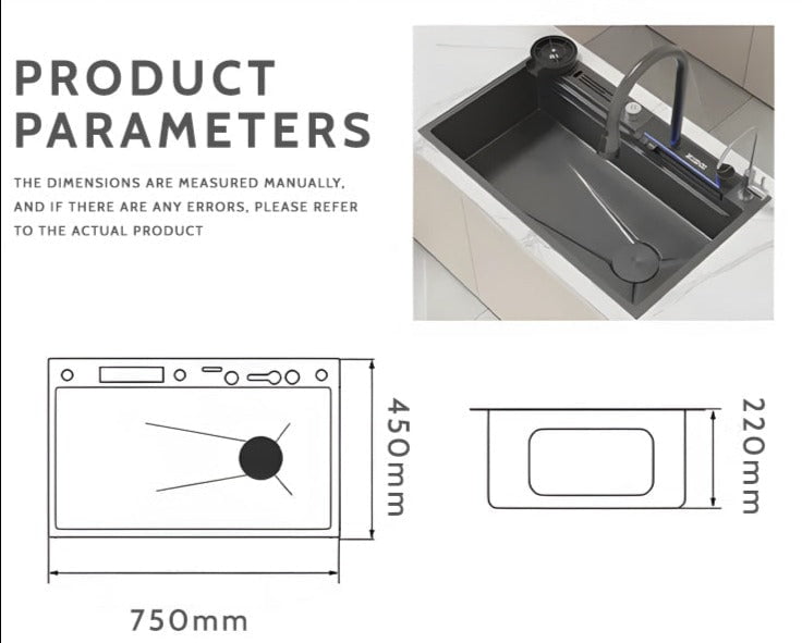 Aqua Flow Sink in A & B
