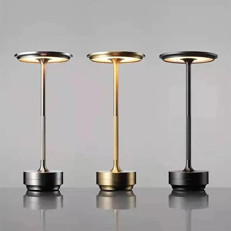 Karina Table Lamp in Silver & Gold